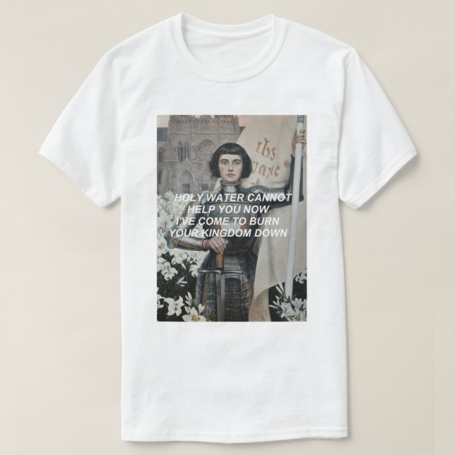 Camiseta joan de arco (Diseño del anverso)