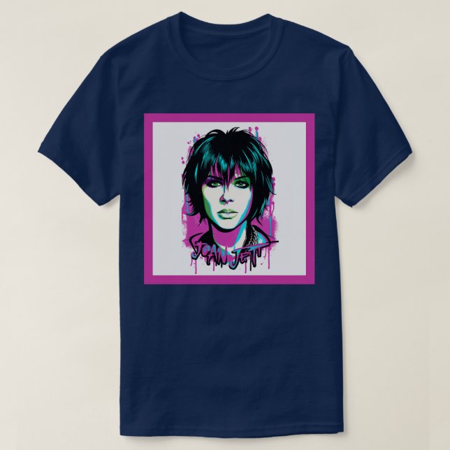 Camiseta Joan Jett (Diseño del anverso)