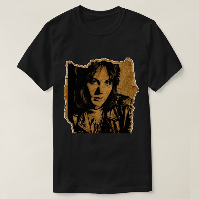 Camiseta Joan Jett Vintage Paper Joan Jett (Diseño del anverso)