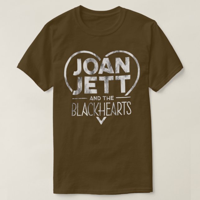 Camiseta Joan Jett y los corazones negros (Diseño del anverso)