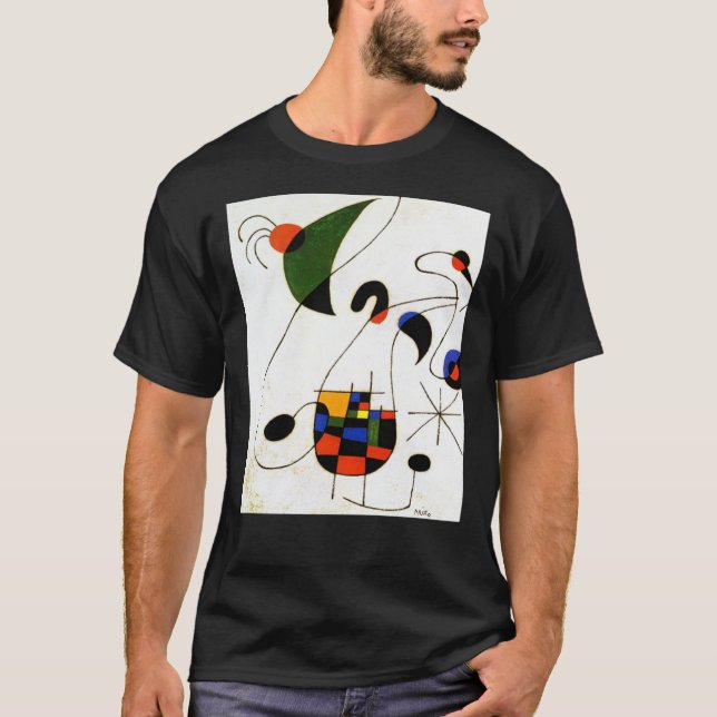 Camiseta Joan Miro &Quot;Cantante melancólico &Quot;   (Anverso)