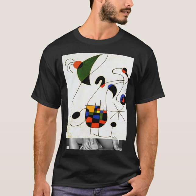 Camiseta Joan Miro &quot;Cantante melancólico &quot; Poster (Anverso)