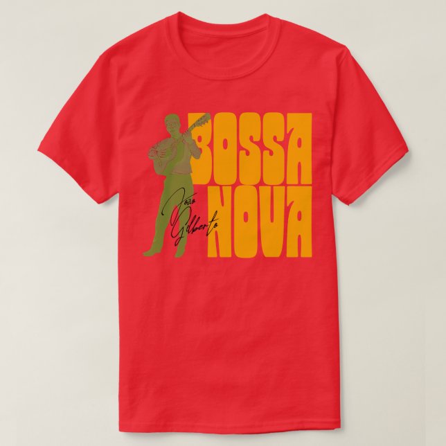 Camiseta Joao Gilberto Bossa Nova Vintage (Diseño del anverso)