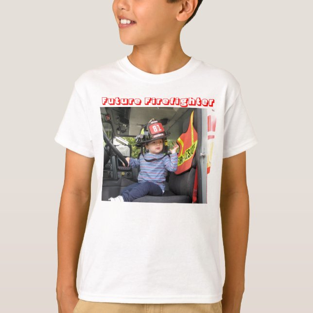 Camiseta Joaquín, bombero futuro (Anverso)