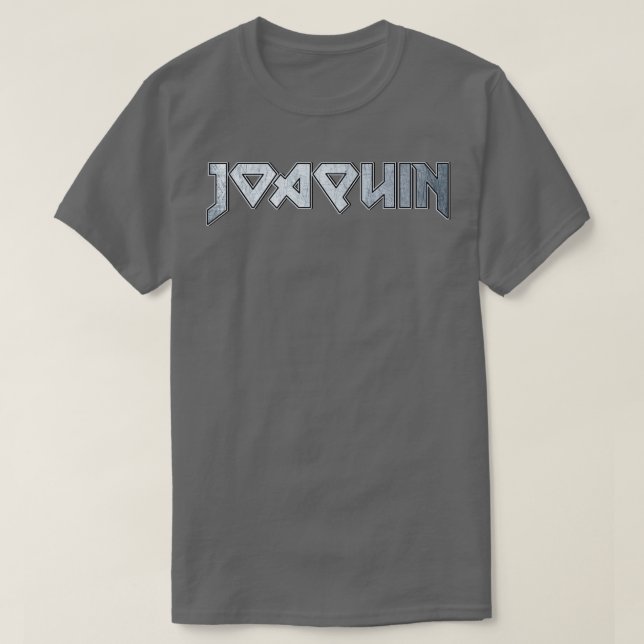 Camiseta Joaquín metalizado fuerte (Diseño del anverso)