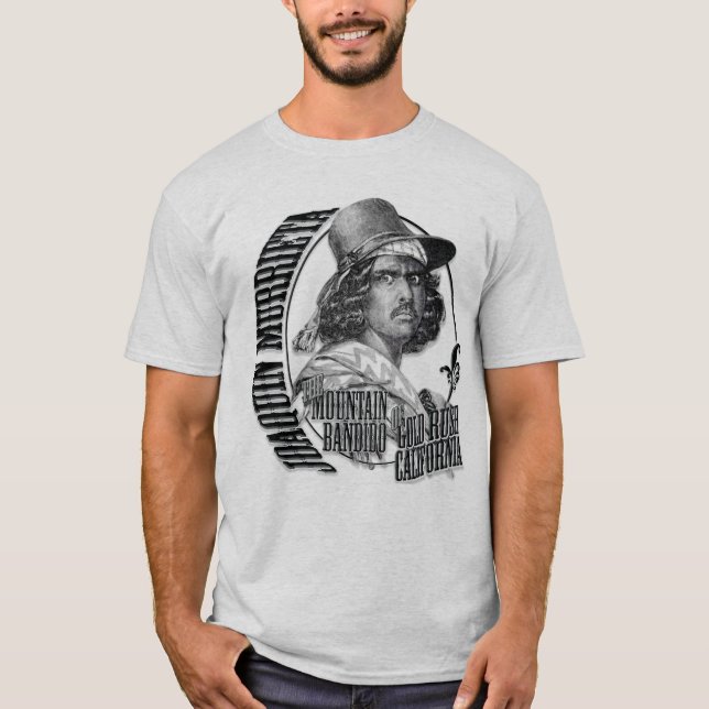 Camiseta Joaquín Murrieta Bandido legendario (Anverso)