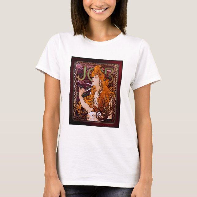 Camiseta JOB de Alphonse Mucha (Anverso)
