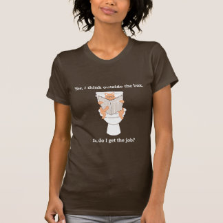 Camiseta JobCat en retrete