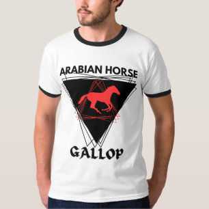 Camiseta Jockey ecuestre de Stallion de Carreras árabe