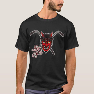 Camiseta Jockey sobre hielo diablo de rin
