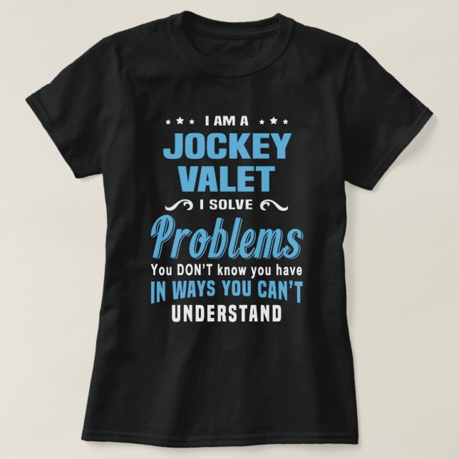Camiseta Jockey Valet (Diseño del anverso)