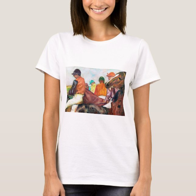 Camiseta Jockey y caballo, Edgar Degas (Anverso)