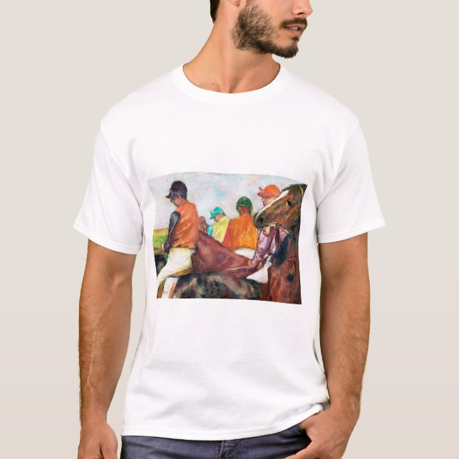 Camiseta Jockey y caballo, Edgar Degas (Anverso)