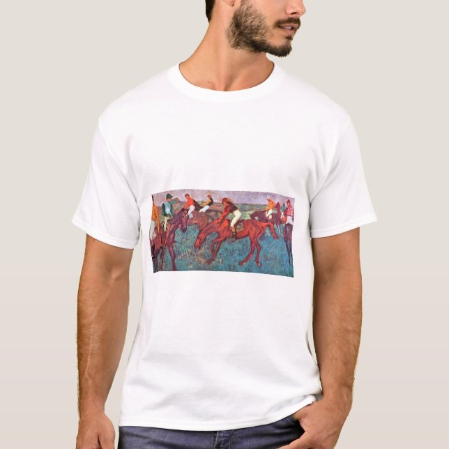 Camiseta Jockey y caballo, Edgar Degas (Anverso)