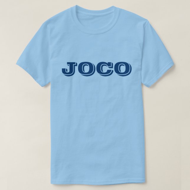 Camiseta JOCO Condado de Johnston (Diseño del anverso)