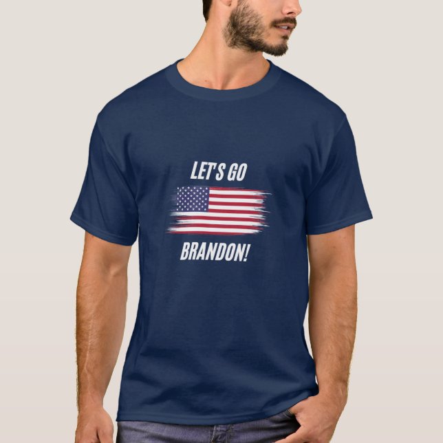 Camiseta ¡Joder Joe Biden! ¡Vamos Brandon!  (Anverso)