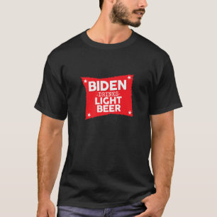 Camiseta Joe Biden bebe cerveza ligera, gracioso Chiste rep
