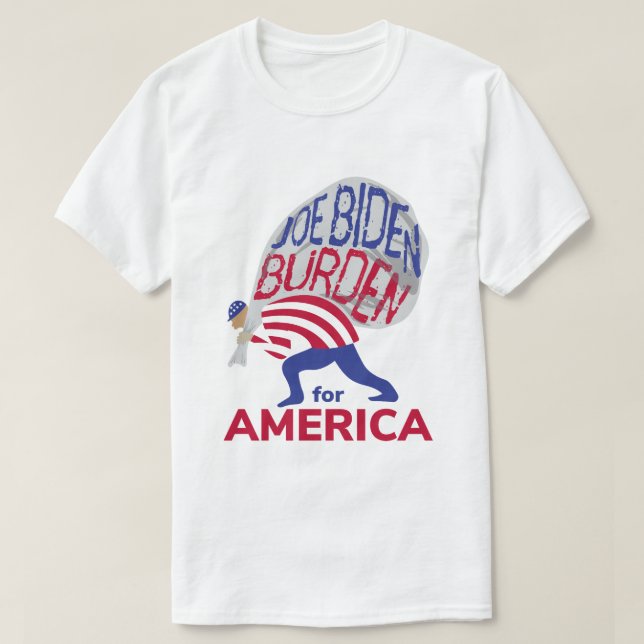 Camiseta Joe Biden Burden para América (Diseño del anverso)