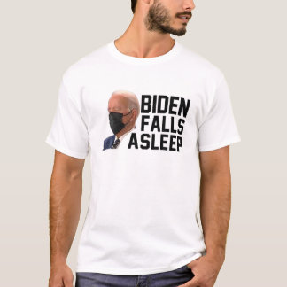 Camiseta Joe Biden cae durmiendo Funny Joe Biden durmiendo