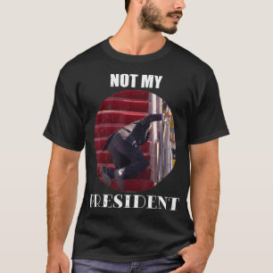 Camiseta Joe Biden cae escaleras abajo No es mi presidente