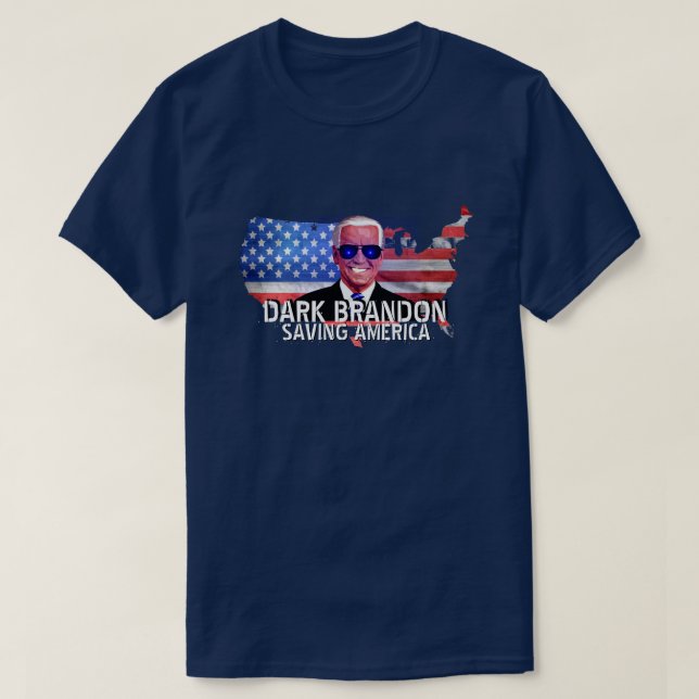 Camiseta Joe Biden como un Brandon oscuro (Diseño del anverso)