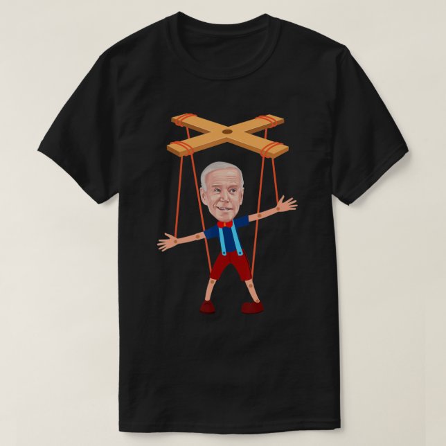 Camiseta Joe Biden Como Una Marioneta.png (Diseño del anverso)