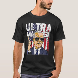 Camiseta Joe Biden Confundido Ultra Maga Feliz 4 De Julio D