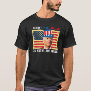 Camiseta Joe Biden Confundió Diversión 4 De Julio Que Sabes