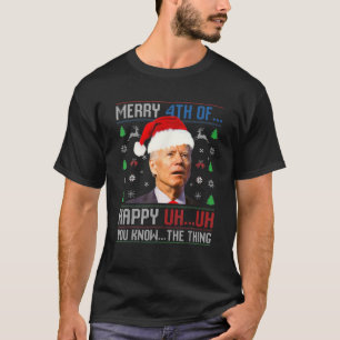 Camiseta Joe Biden Confundió Merry Feliz Gracioso 4 De Juli