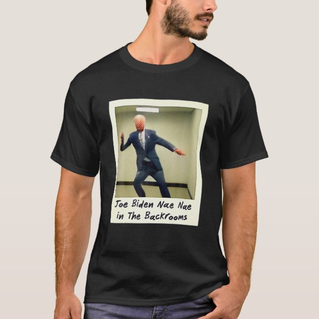 Camiseta Joe Biden En La Foto Real De La Parte De Atrás (Anverso)