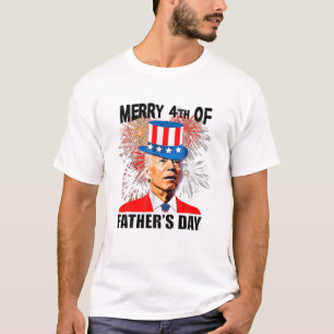Camiseta Joe Biden Feliz 4° Día Del Padre Gracioso 4° De J