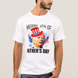 Camiseta Joe Biden Feliz 4° Día Del Padre Gracioso 4° De J
