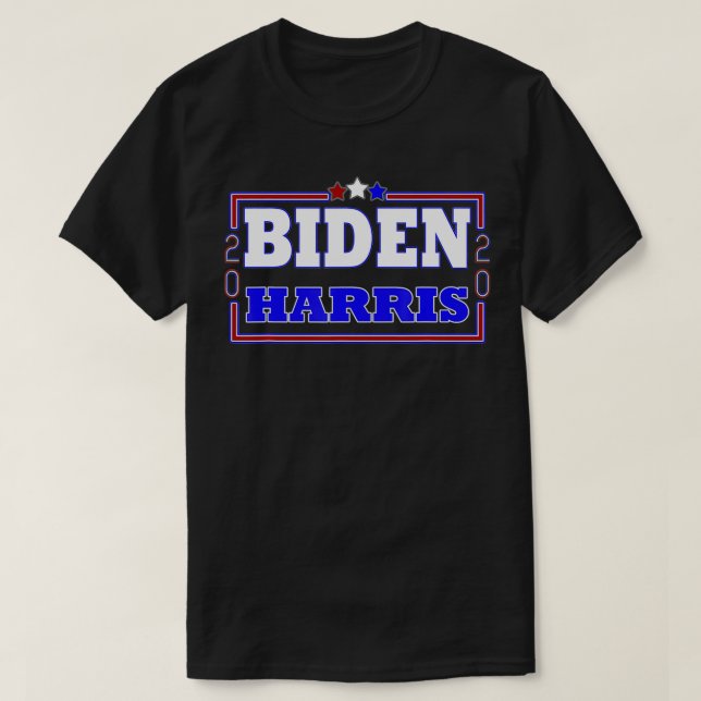 Camiseta Joe Biden Kamala Harris 2020 Político Democrático (Diseño del anverso)