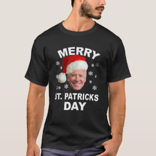 Camiseta Joe Biden Merry St Patricks Day Funny Biden Santa
