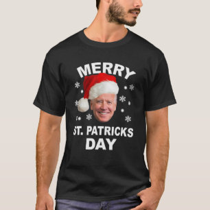 Camiseta Joe Biden Merry St Patricks Day Funny Biden Santa