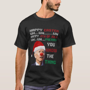 Camiseta Joe Biden Navidades Feo Sweet For Men Women Fun