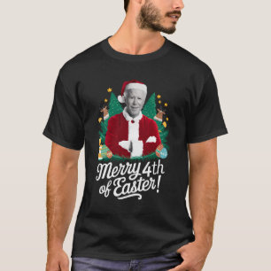 Camiseta Joe Biden Navidades Santa Merry 4 De Noches De Pas