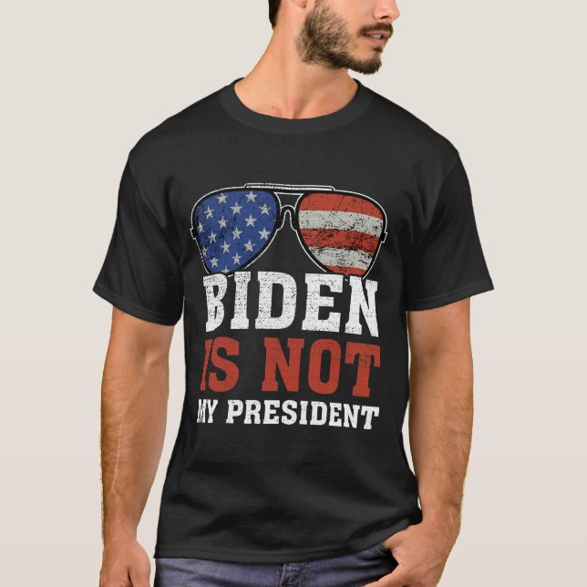 Camiseta Joe Biden - No es mi presidente (Anverso)