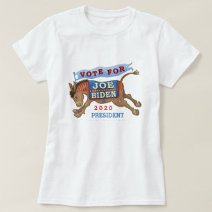 Camiseta Joe Biden para el burro 2020 de presidente