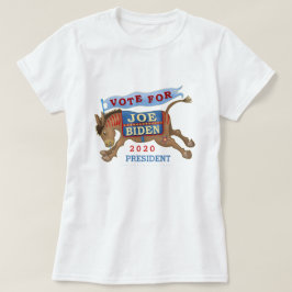 Camiseta Joe Biden para el presidente demócrata Donkey 2020