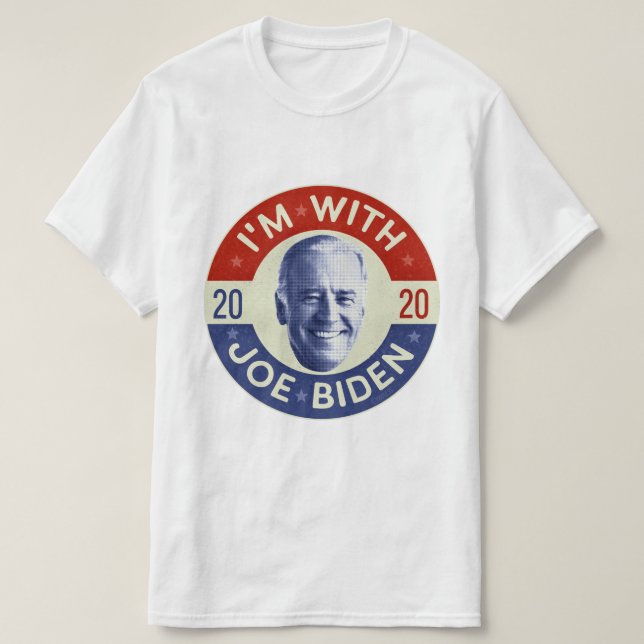 Camiseta Joe Biden para el retro de fotos del presidente de (Diseño del anverso)