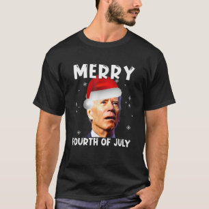 Camiseta Joe Biden Santa Merry 4 de julio Trick or Trea