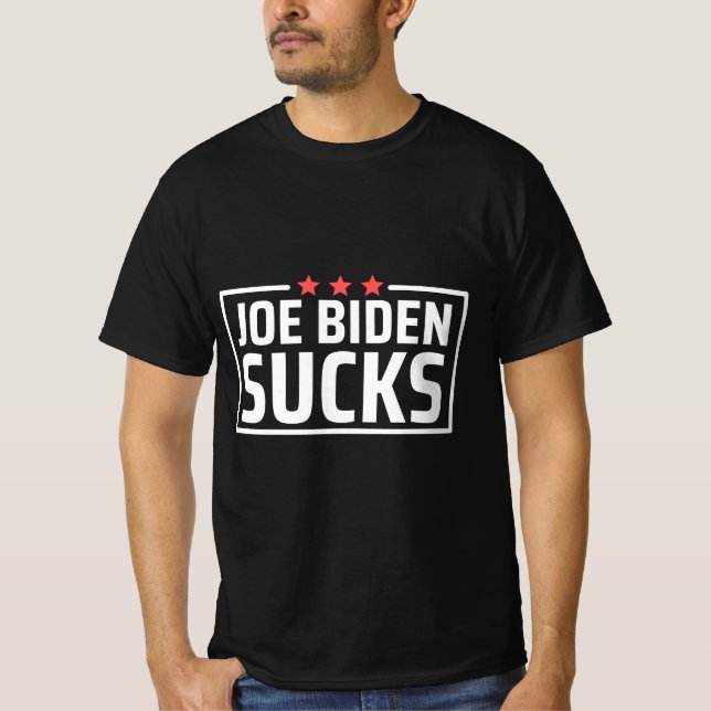 Camiseta joe Biden Sucks (Anverso)