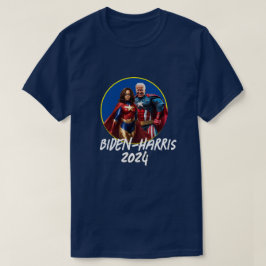 Camiseta Joe Biden y Kamala Harris como superhéroes