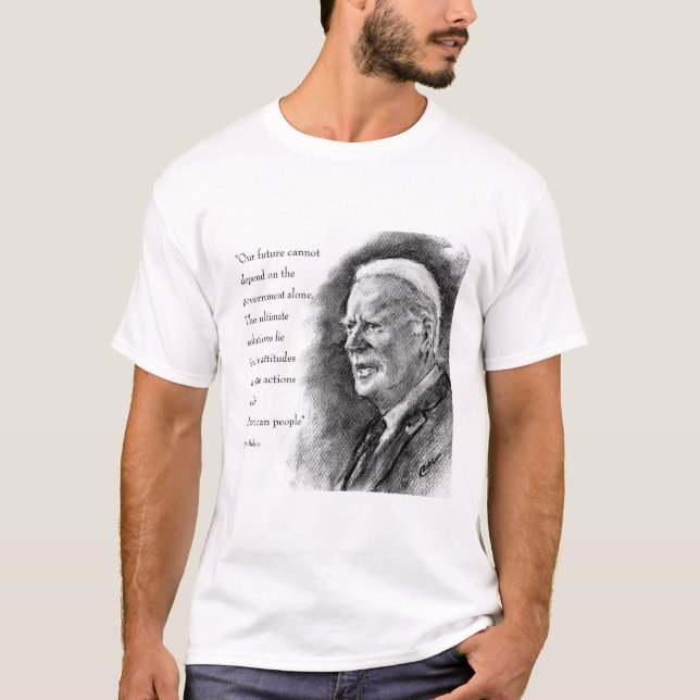 Camiseta Joe Biden y presupuesto (Anverso)