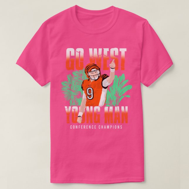 Camiseta joe burrow bengals art 7 (Diseño del anverso)