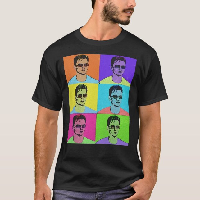 Camiseta Joe Burrow Colorful Painting Art   (Anverso)