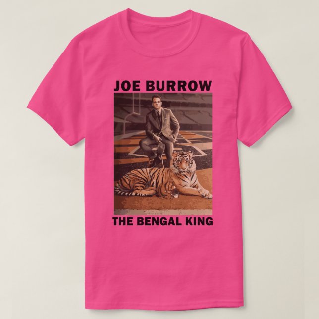 Camiseta Joe Burrow, el rey de Bengala (Diseño del anverso)
