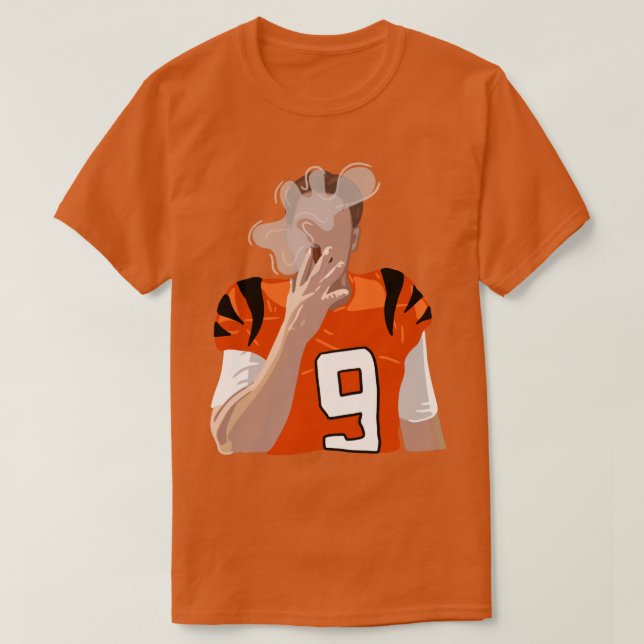Camiseta Joe Burrow Fumar Cigar 1 (Diseño del anverso)