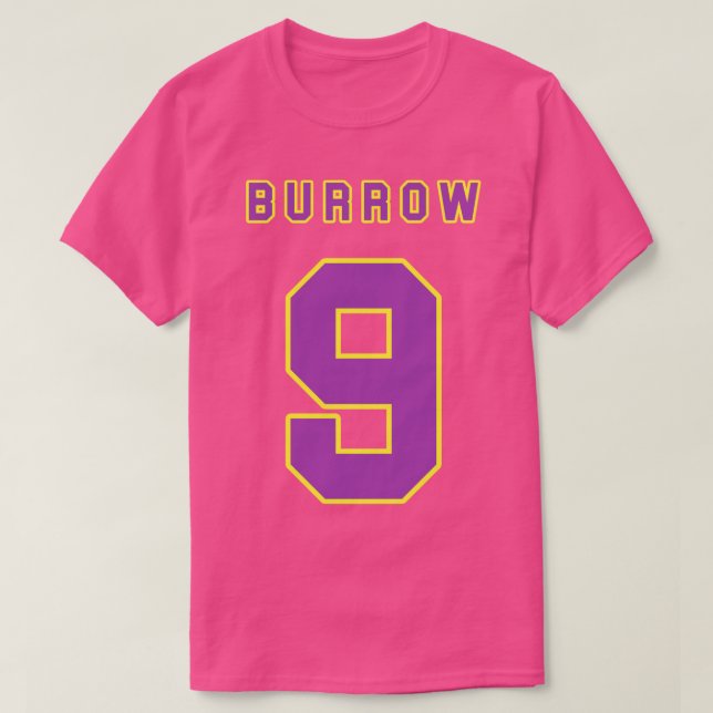 Camiseta joe burrow número nueve (Diseño del anverso)